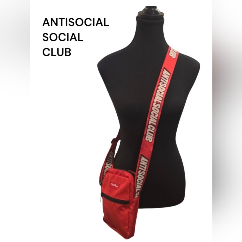 Antisocial Social Club Red Crossbody Bag